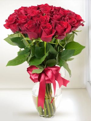 Malatya Çiçekçi - 24 Kırmızı Gül Buketi