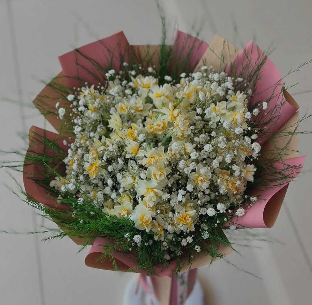 Malatya Çiçekçi - nergis buketim 